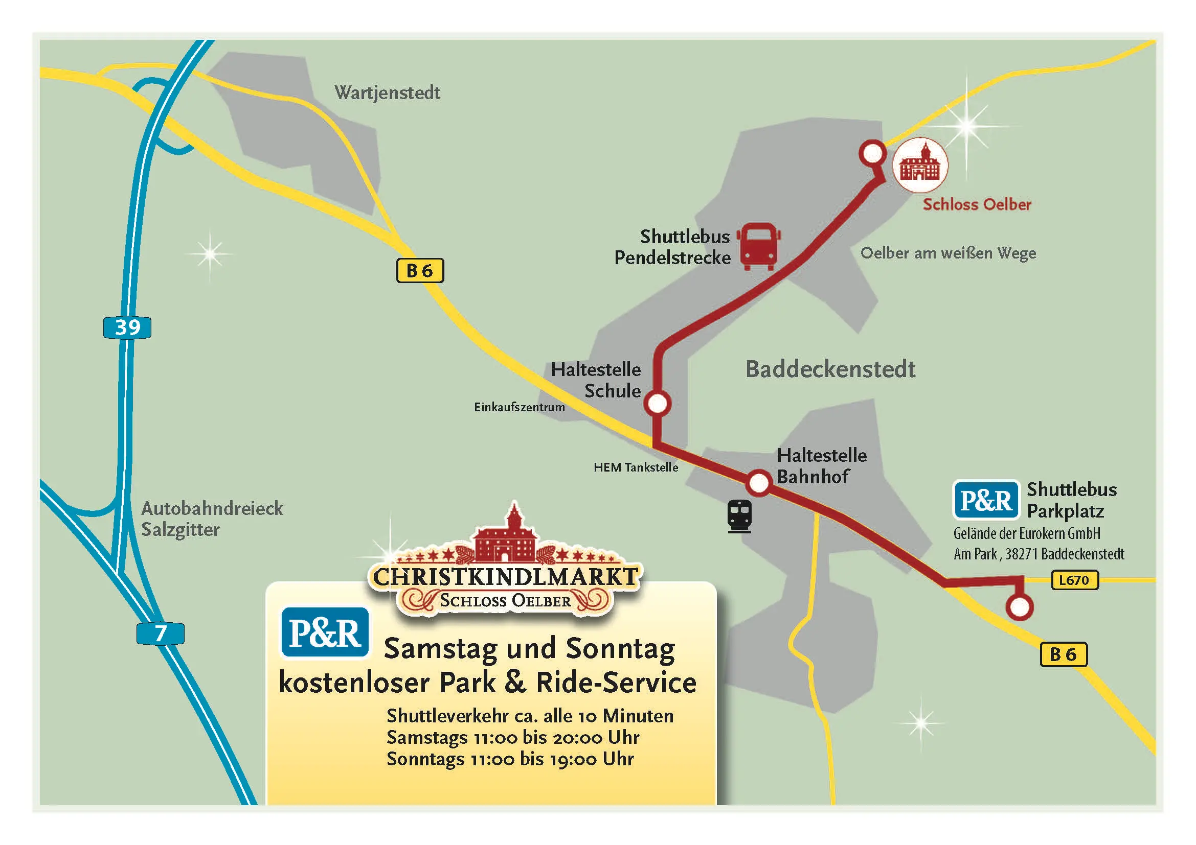 Christkindlmarkt _ P&R-Karte